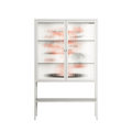 Fuck - Loft Cabinet - Aley Wild - Chalk - Reeded glass