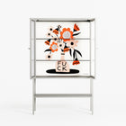 Fuck - Loft Cabinet - Aley Wild - Chalk - Reeded glass