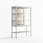 Fuck - Loft Cabinet - Aley Wild - Chalk - Reeded glass