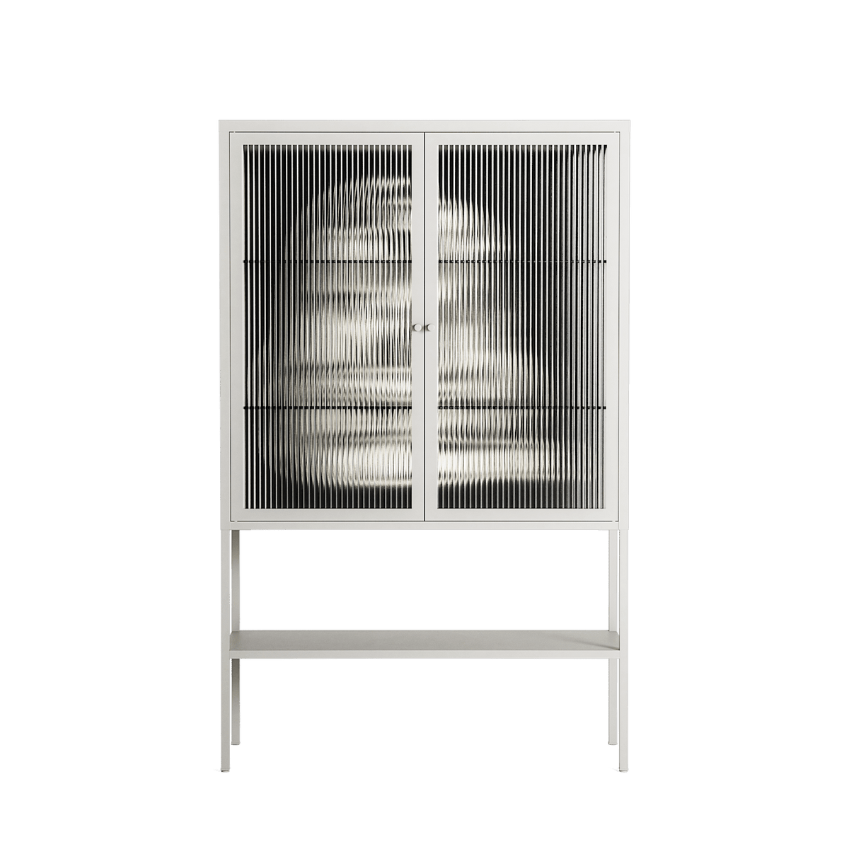 Nudes on Nudes - Loft Cabinet - Aley Wild - Chalk - Reeded glass