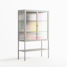 Sea Shapes - Loft Cabinet - Aley Wild - Chalk - Reeded glass