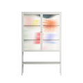 Surrender Shapes - Loft Cabinet - Aley Wild - Chalk - Reeded glass