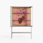 Connect With Nature - Loft Cabinet - Raissa Oltmanns - Chalk - Reeded glass