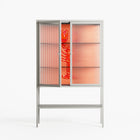 Lobster - Loft Cabinet - Raissa Oltmanns - Chalk - Reeded glass