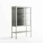 Midnight Dune - Loft Cabinet - Amy Suther - Chalk - Reeded glass