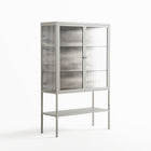 Prima Flora - Loft Cabinet - Amy Suther - Chalk - Reeded glass
