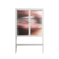 Blow - Loft Cabinet - Nadia Ryder - Chalk - Reeded glass