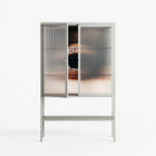 Gem - Loft Cabinet - Nadia Ryder - Chalk - Reeded glass