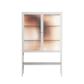Glow - Loft Cabinet - Nadia Ryder - Chalk - Reeded glass