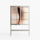 Glow - Loft Cabinet - Nadia Ryder - Chalk - Reeded glass