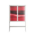 Squish - Loft Cabinet - Nadia Ryder - Chalk - Reeded glass