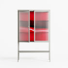 Squish - Loft Cabinet - Nadia Ryder - Chalk - Reeded glass