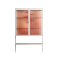 The Art Of Kissing - Loft Cabinet - Nadia Ryder - Chalk - Reeded glass