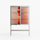 The Art Of Kissing - Loft Cabinet - Nadia Ryder - Chalk - Reeded glass