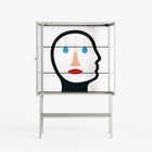 En_Suspend - Loft Cabinet - David Vanadia - Chalk - Reeded glass
