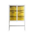 What a Mess - Loft Cabinet - Craig Watkins - Chalk - Reeded glass