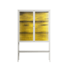 What a Mess - Loft Cabinet - Craig Watkins - Chalk - Reeded glass