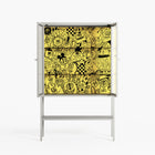 What a Mess - Loft Cabinet - Craig Watkins - Chalk - Reeded glass