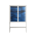 The Blue Line - Loft Cabinet - Craig Watkins - Chalk - Reeded glass