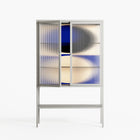 Entrance - Loft Cabinet - Oluwasheyi Adebayo - Chalk - Reeded glass