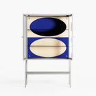 Entrance - Loft Cabinet - Oluwasheyi Adebayo - Chalk - Reeded glass