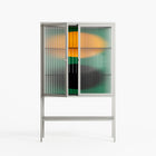 Soul Split - Loft Cabinet - Oluwasheyi Adebayo - Chalk - Reeded glass