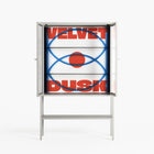 Velvet Dusk - Loft Cabinet - Oluwasheyi Adebayo - Chalk - Reeded glass