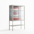 Velvet Dusk - Loft Cabinet - Oluwasheyi Adebayo - Chalk - Reeded glass
