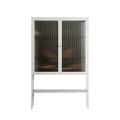 Friday Night Rituals - Loft Cabinet - Kristin Eriksson - Chalk - Reeded glass