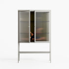 Friday Night Rituals - Loft Cabinet - Kristin Eriksson - Chalk - Reeded glass
