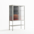 Bubbles & Oranges - Loft Cabinet - Kristin Eriksson - Chalk - Reeded glass