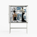 Balance - Loft Cabinet - Sophie Goudman-Peachey - Chalk - Reeded glass