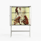 Can You Face It - Loft Cabinet - Sophie Goudman-Peachey - Chalk - Reeded glass