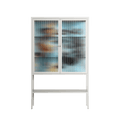 Day Dream - Loft Cabinet - Sophie Goudman-Peachey - Chalk - Reeded glass