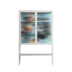 Day Dream - Loft Cabinet - Sophie Goudman-Peachey - Chalk - Reeded glass