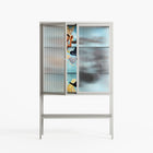Day Dream - Loft Cabinet - Sophie Goudman-Peachey - Chalk - Reeded glass