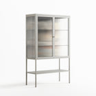 Sweet Far Away - Loft Cabinet - Sophie Goudman-Peachey - Chalk - Reeded glass