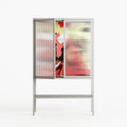 Rogue - Loft Cabinet - Caitlin Flood-Molyneux - Chalk - Reeded glass