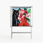Guardian - Loft Cabinet - Caitlin Flood-Molyneux - Chalk - Reeded glass