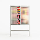 Alternate - Loft Cabinet - Caitlin Flood-Molyneux - Chalk - Reeded glass