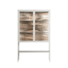 Delight Pink - Loft Cabinet - Diana Catchpole - Chalk - Reeded glass