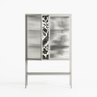Ode to Summer 4 - Loft Cabinet - Diana Catchpole - Chalk - Reeded glass
