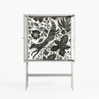 Ode to Summer 4 - Loft Cabinet - Diana Catchpole - Chalk - Reeded glass