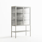 Ode to Summer 4 - Loft Cabinet - Diana Catchpole - Chalk - Reeded glass