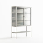 Ode to Summer 6 - Loft Cabinet - Diana Catchpole - Chalk - Reeded glass