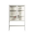 Bayeux - Loft Cabinet - Naia Escribano - Chalk - Reeded glass