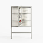 Bayeux - Loft Cabinet - Naia Escribano - Chalk - Reeded glass