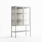 Bayeux - Loft Cabinet - Naia Escribano - Chalk - Reeded glass