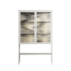 Oberon and Elgar - Loft Cabinet - Naia Escribano - Chalk - Reeded glass