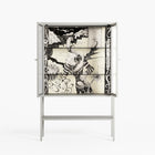 Oberon and Elgar - Loft Cabinet - Naia Escribano - Chalk - Reeded glass